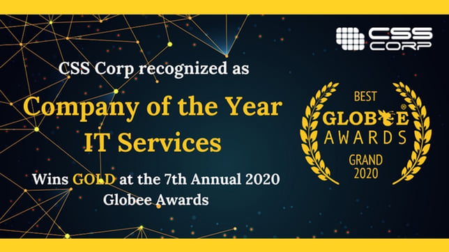 CSS Corp Wins Gold In The 7th Annual 2020 Globee Awards